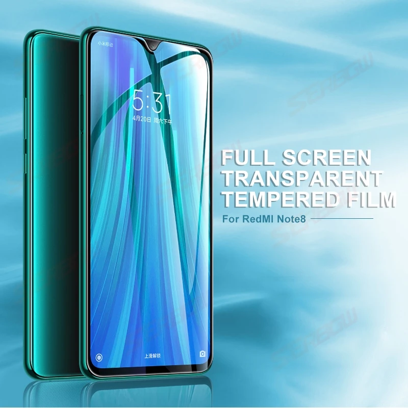 Защитное стекло 11D для Xiaomi Redmi 9T 9 9A 9C 8 8A Note Pro 8T 9S закаленное | Мобильные телефоны и