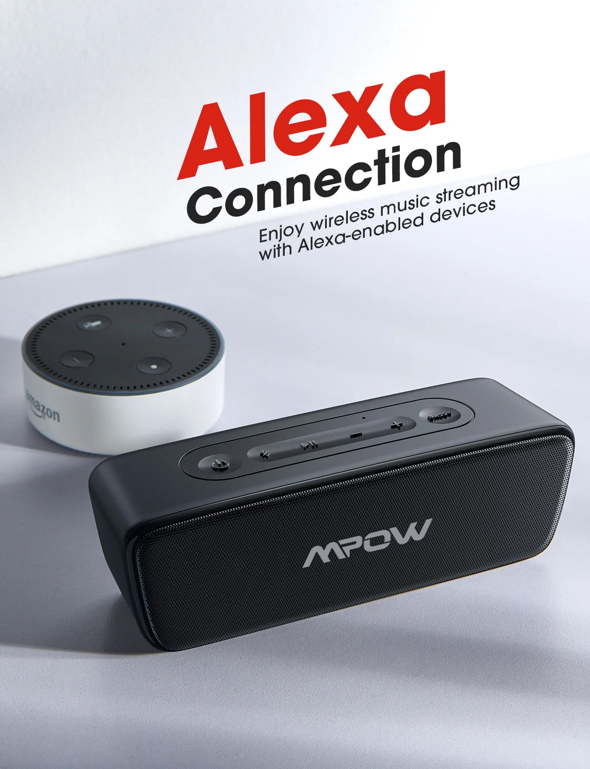 Mpow Soundhot R6 беспроводной Bluetooth V4.2 динамик IPX7 водонепроницаемый TWS сопряжение динамик 24 ч Время воспроизведения Hi-Fi стерео для улицы