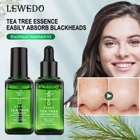 lewedo green tea mask set nose blackhead remover mask deep cleansing oil control skin care natural shrinks pore minimizer serum