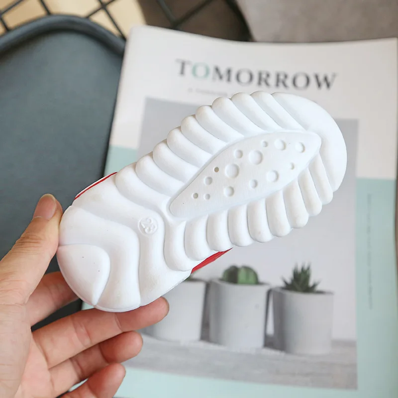 

Kids Shoes for baby Girls Knitted Upper Soft Rubber Sole Slip on Casual Baby Boy Toddler Sneakers Trainers Girls Loafers Warm