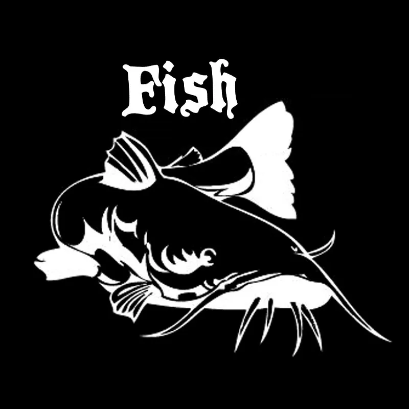 Кошачья рыба животное автомобиль Стайлинг для авто автомобиля/бампера/окна