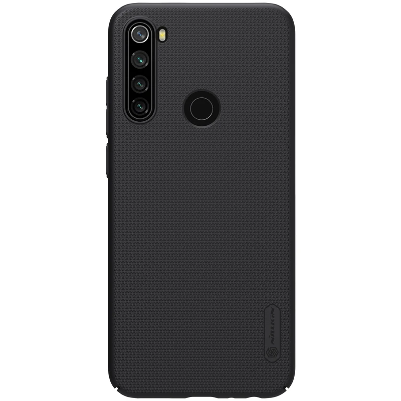 Чехол Nillkin для Xiaomi Redmi Note 8T 8 7 6 5 Pro, матовый защитный чехол из поликарбоната, чехол для Xiaomi Redmi Note 8T 8 7 6 5 Pro, чехол - Цвет: Черный