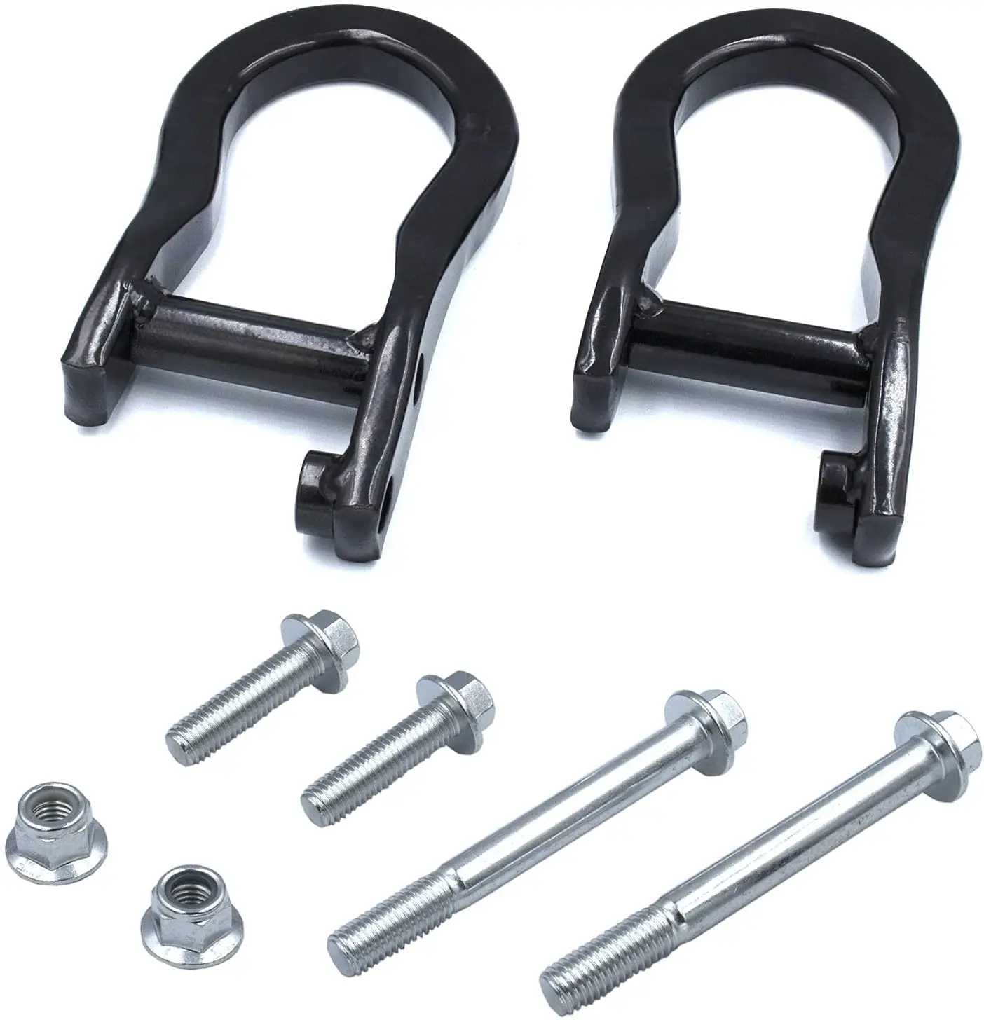 

Новые черные передние левые и правые буксировочные крючки подходят для 2007-2019 Chevrolet Silverado GMC Sierra 1500 заменить OE #84072463