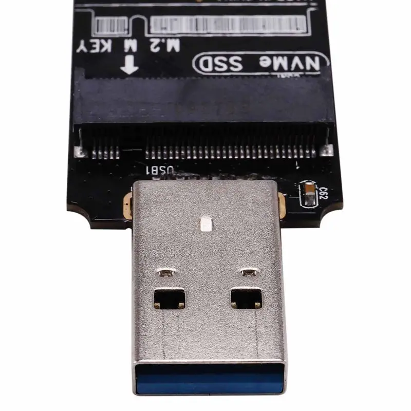 Адаптер NVMe для USB M.2 SSD для USB 3,1 type a с адаптером для жесткого диска RTL9210