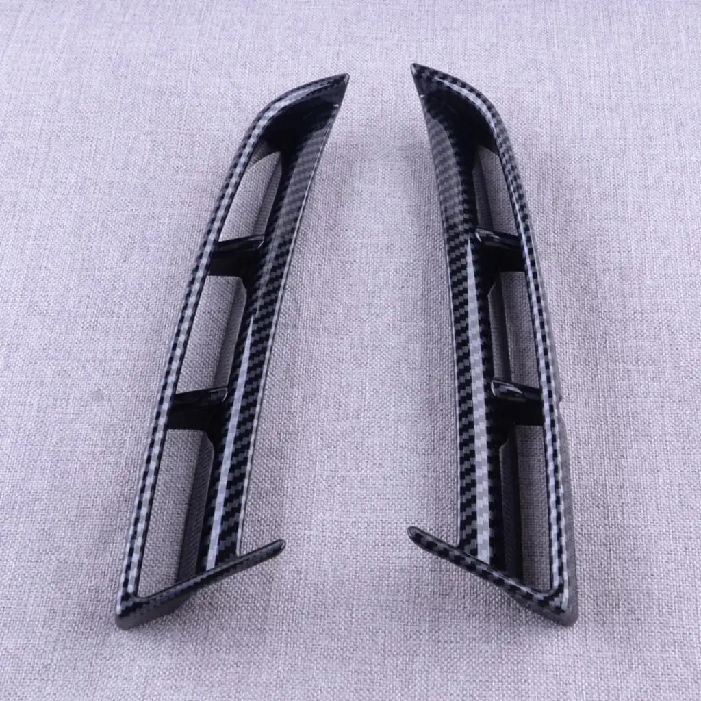 

1 Pair Carbon Fiber Style ABS Front Left & Right Bumper Fog Light Covers Trims Frames Fit for Hyundai Tucson 2022-2023