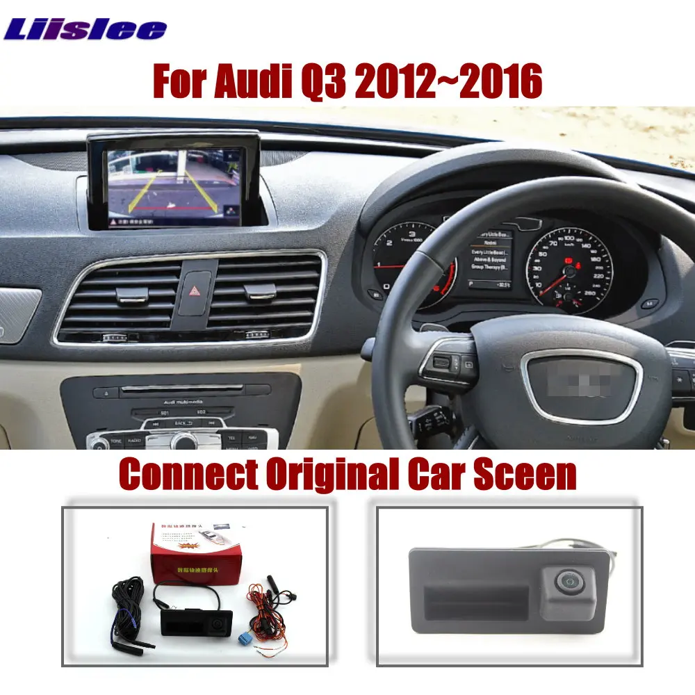 Автомобильная парковочная камера заднего вида для Audi Q3 2012 2013 2014 2015 2016