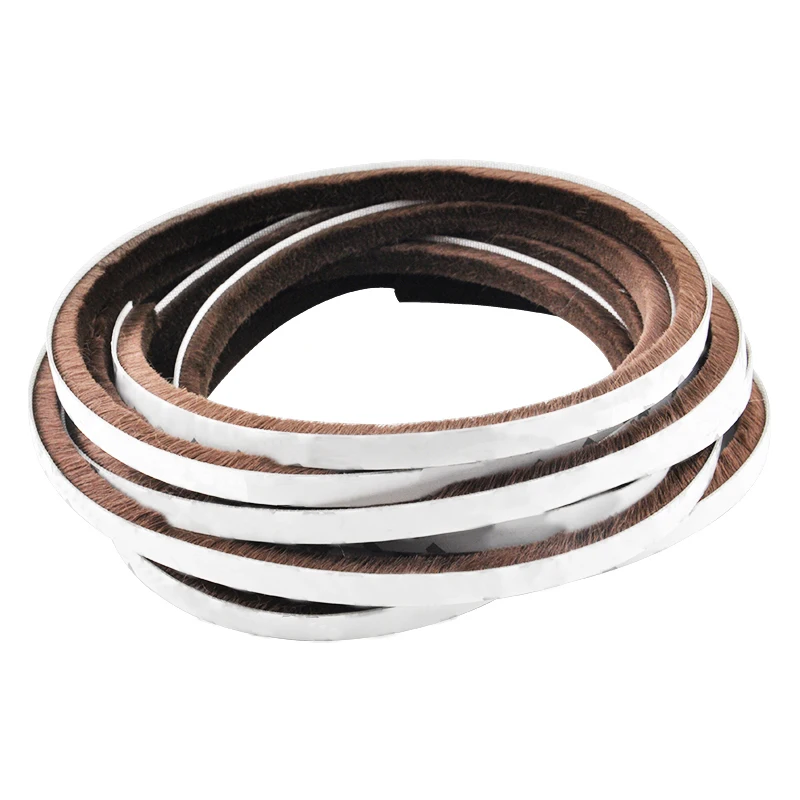 5 м Осадка Excluder щетка полоса окна двери уплотнительная лента самоклеящаяся пыль