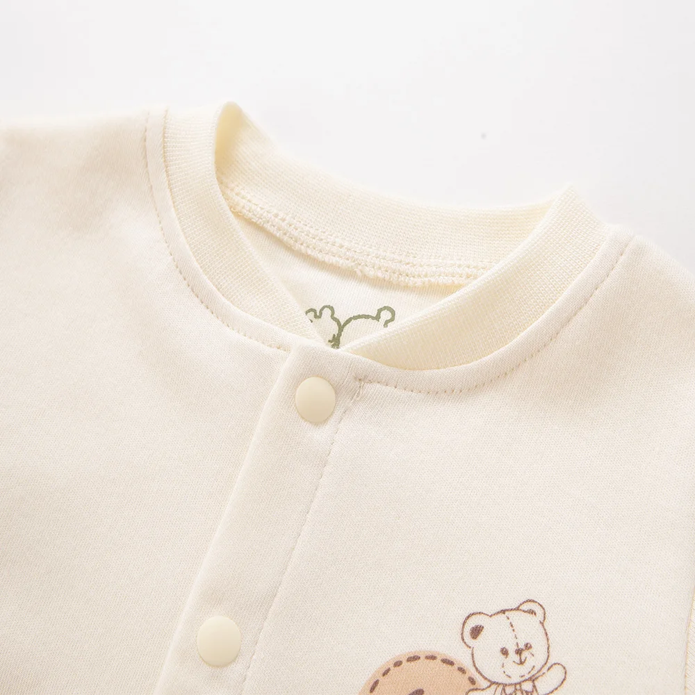 2 шт./партия Детский комбинезон с длинными рукавами для новорожденных костюм