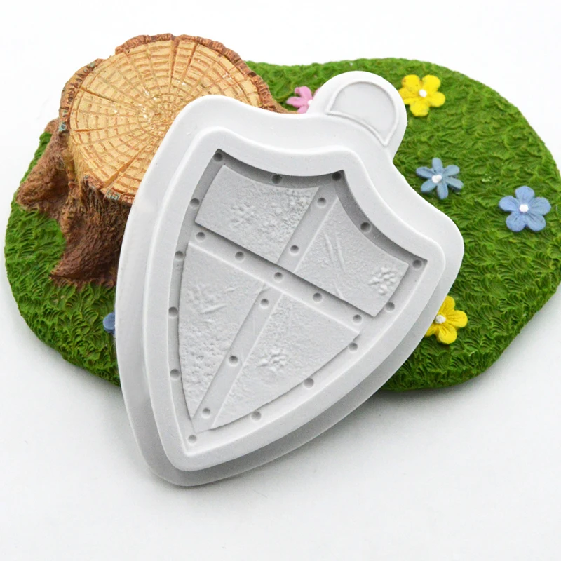 Meibum рыцарский щит узор камедь паста сахар ремесло помадка форма детский подарок