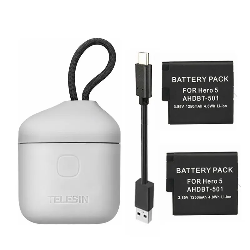 A Package 3 в 1 AllinBox для Go Pro 8 зарядное устройство для аккумулятора TF карты памяти чехол для хранения Коробка для GoPro Hero 8 7 6 5 Black Hero аксессуар - Цвет: A Package