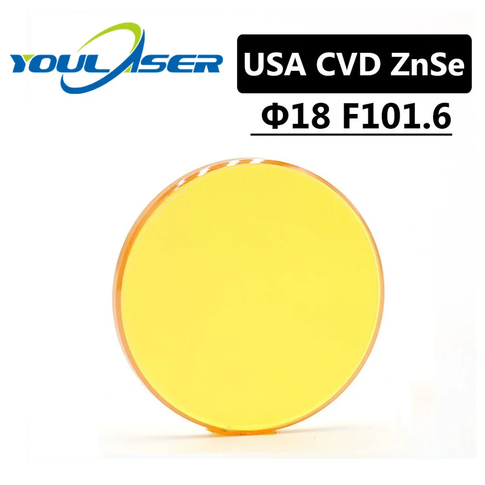 США CVD ZnSe лазерный фокус объектив Dia. 18 мм FL 101 6 4 &quotдля CO2 лазерной гравировки