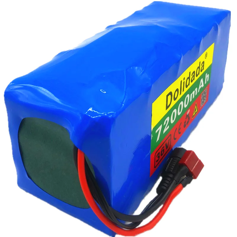 

2021 NEW 36V battery 10S4P 72Ah battery pack 500W high power battery 42V 72000mAh Ebike electric bike BMS