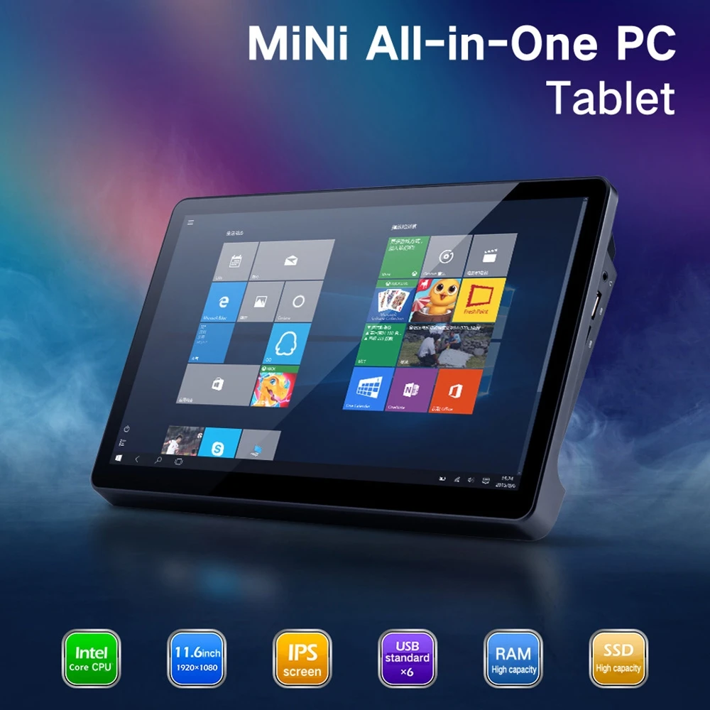 original pipo x15 mini all in one tablet pc 11 6 inch 8gb ram 180gb ssd rom windows 10 home intel core i3 5005u 2 0ghz 1920x1080 free global shipping