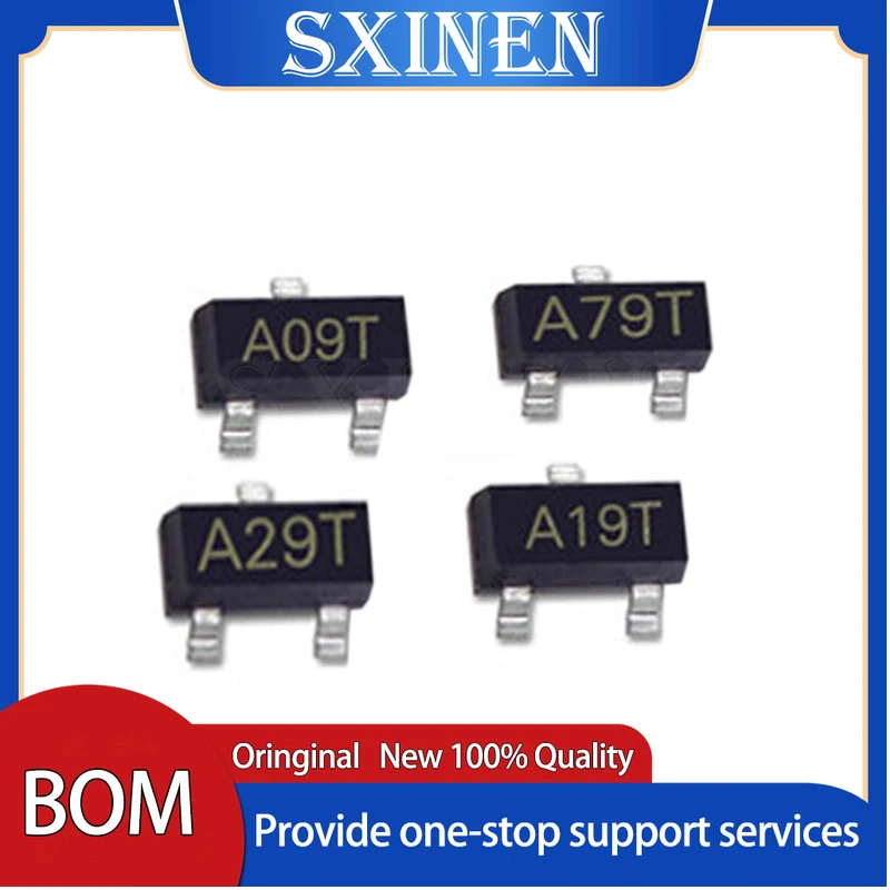 

50PCS AO3401 A19T AO3407 A79T AO3402 A29T AO3400 A09T SOT23-3 SMD Transistor