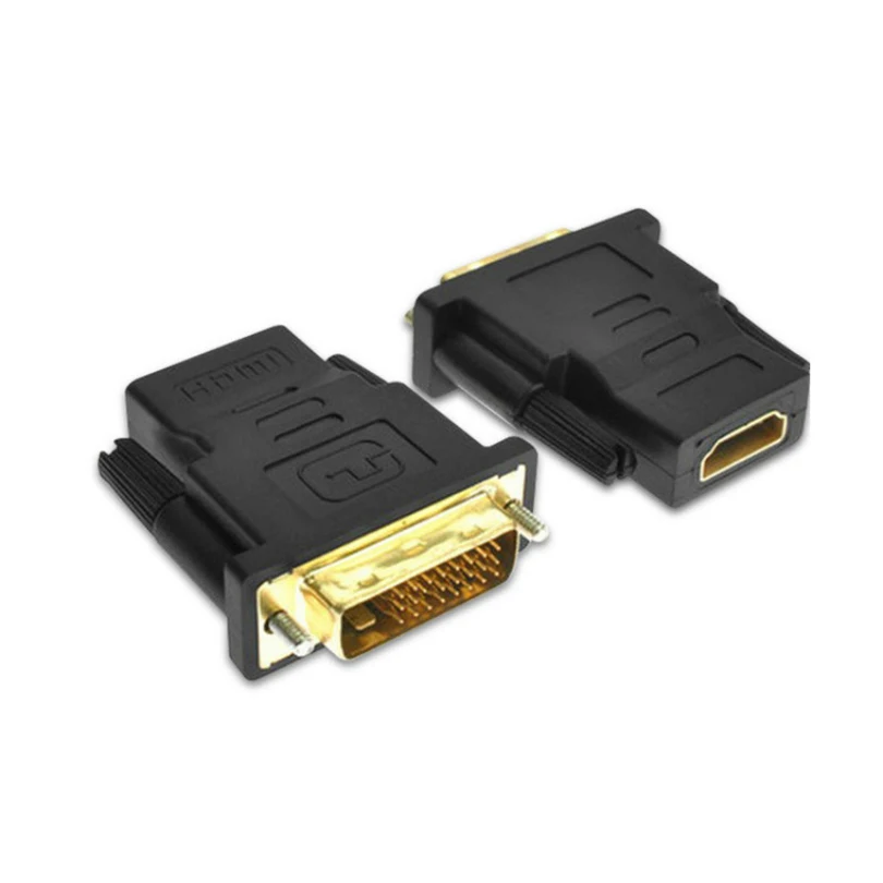 Новый переходник DVI 24 + 1 Male to HDMI Female позолоченный в конвертер 1080P для ПК PS3 проектор