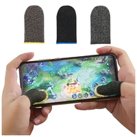unique 2pcs breathable game control finger cover sweat proof non scratch touch screen gaming finger thumb sleeve gloves for pubg