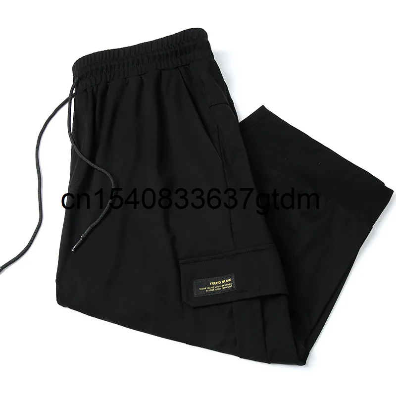 

Summer new men's fattening plus size 5-inch pants for young men's fat fashion casual Multi Pocket tooling shorts