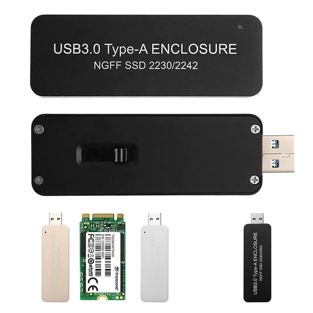 XT-XINTE M2 SATA SSD чехол USB3.0 Type-A to M.2 корпус B Ключ для NGFF 2230 2242 HDD твердотельный