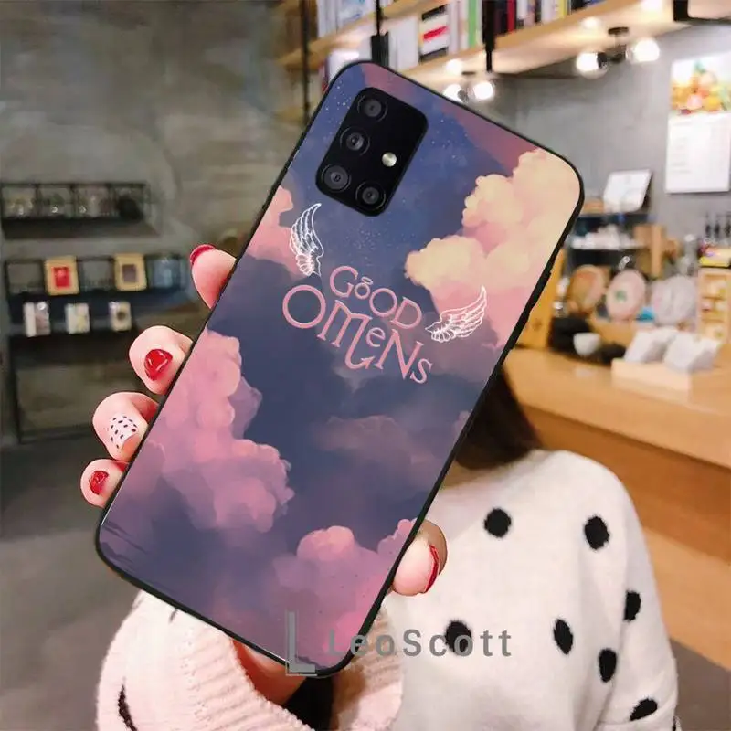 

Good Omen Phone Case For Samsung A50 A51 A71 A20E A20S S10 S20 S21 S30 Plus ultra 5G M11