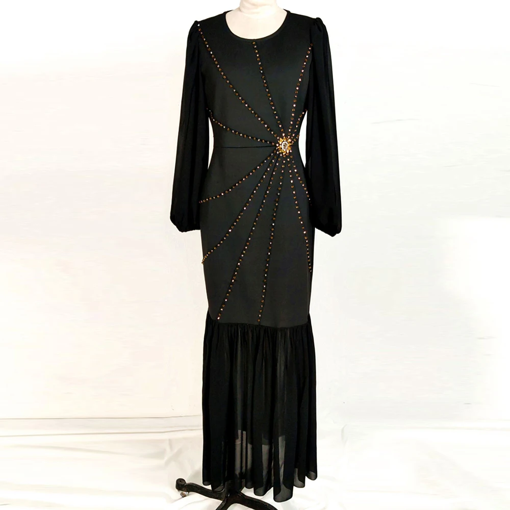 Абайя Дубай Турция арабский хиджаб мусульманское платье мусульманская одежда