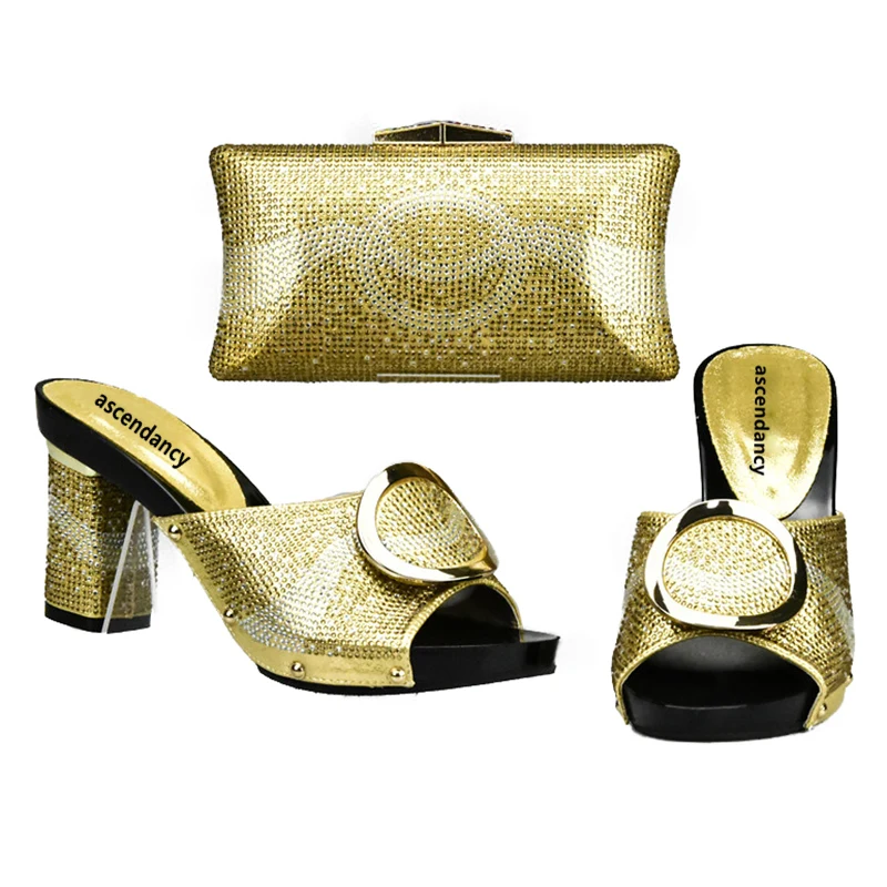 Комплект обуви и сумок в африканском стиле комплект из итальянской сумочки