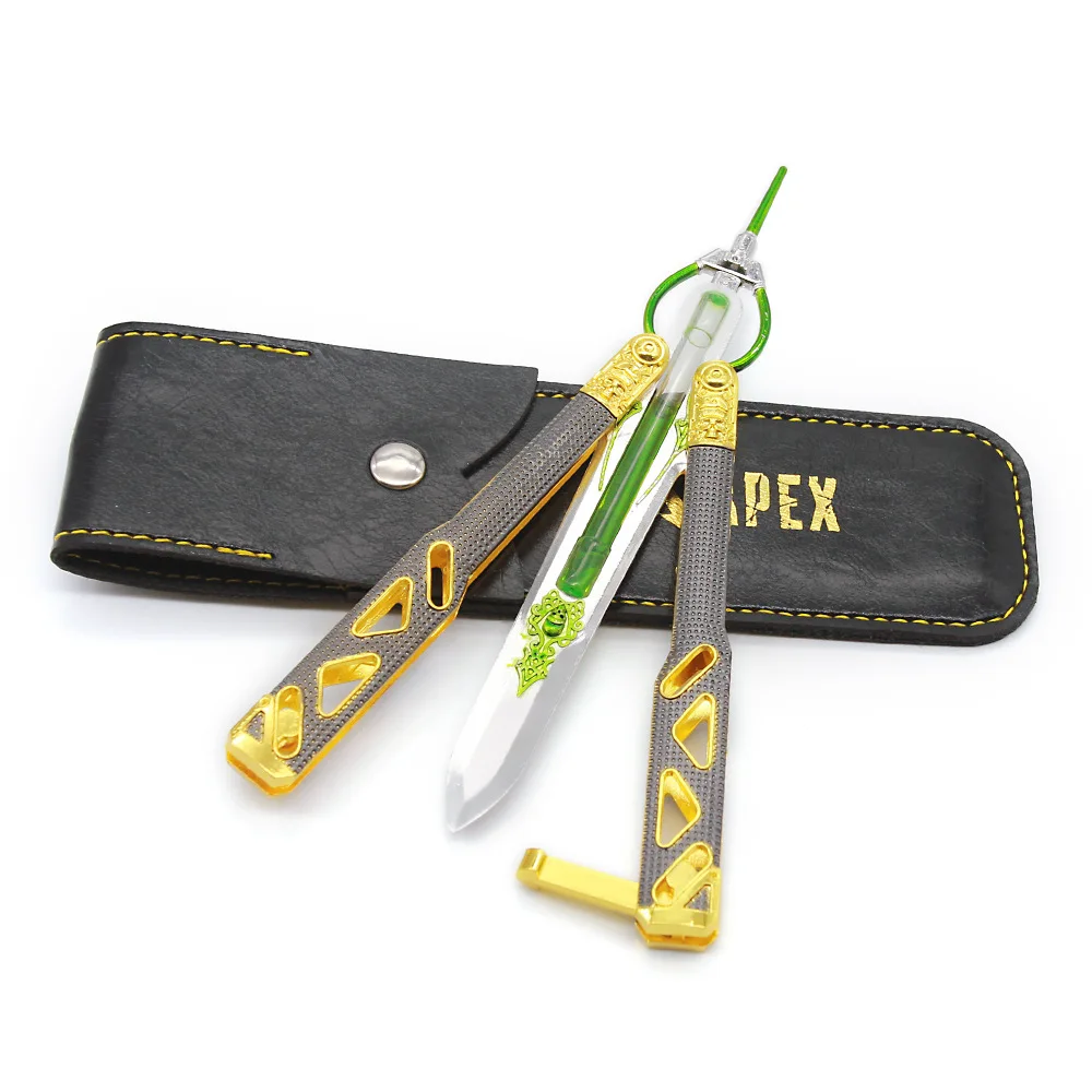 Апекс легенды Octane балисонг игрушечное оружие брелок Модель Металлической Katana Apex