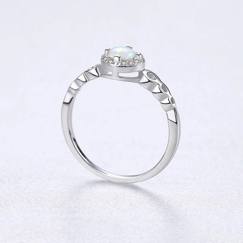 

Opal 925 Sterling Silver Rings for Women S925 Boutique Opal Ladies Rings Sterling Silver Gemstone Engagement Rings