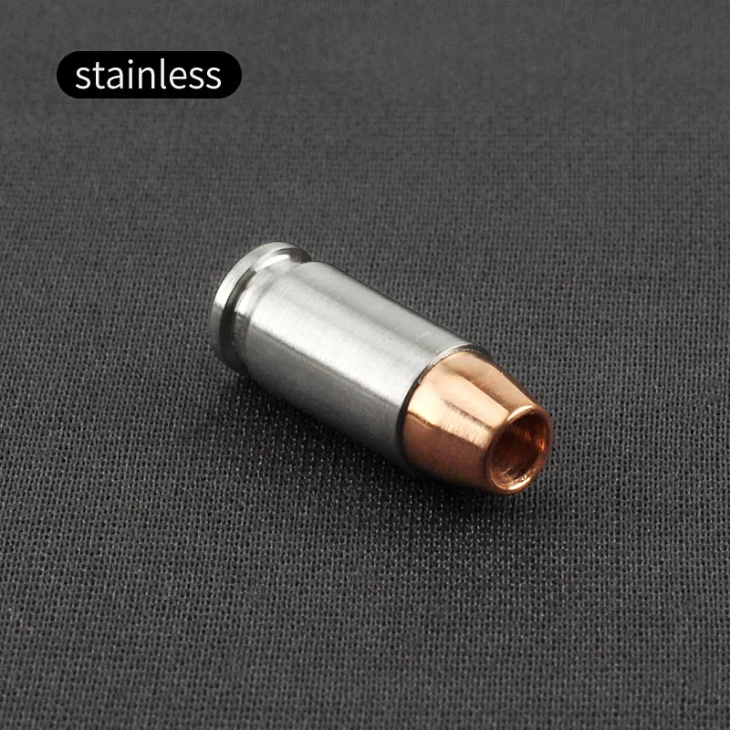 Нержавеющая сталь/титановый сплав + медные в форме пули нож бусины зонтик веревка