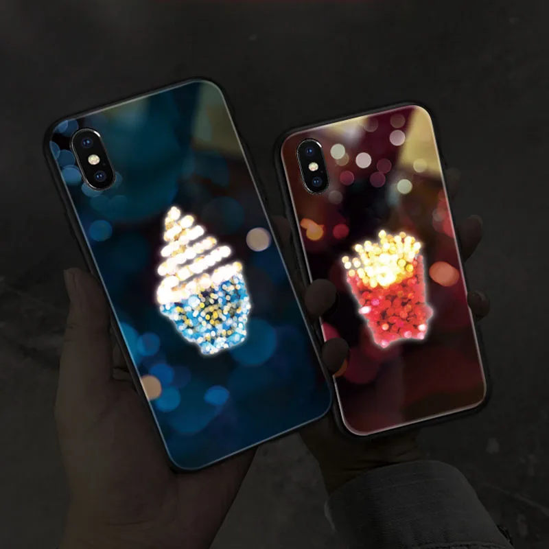 Умный светящийся чехол для телефона X-it со светодиодной подсветкой Apple iPhone X XS XR MAX 6