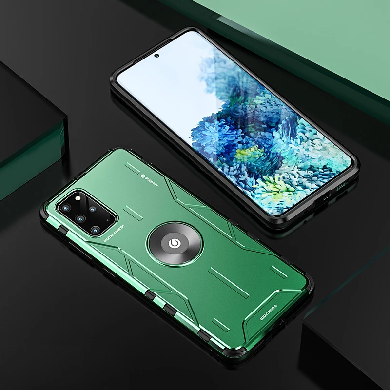 

Metal Aluminum Armor Case For Samsung Galaxy S20 Ultra case funda coque For Samsung S20 Plus phone Case Cover shockproof bracket