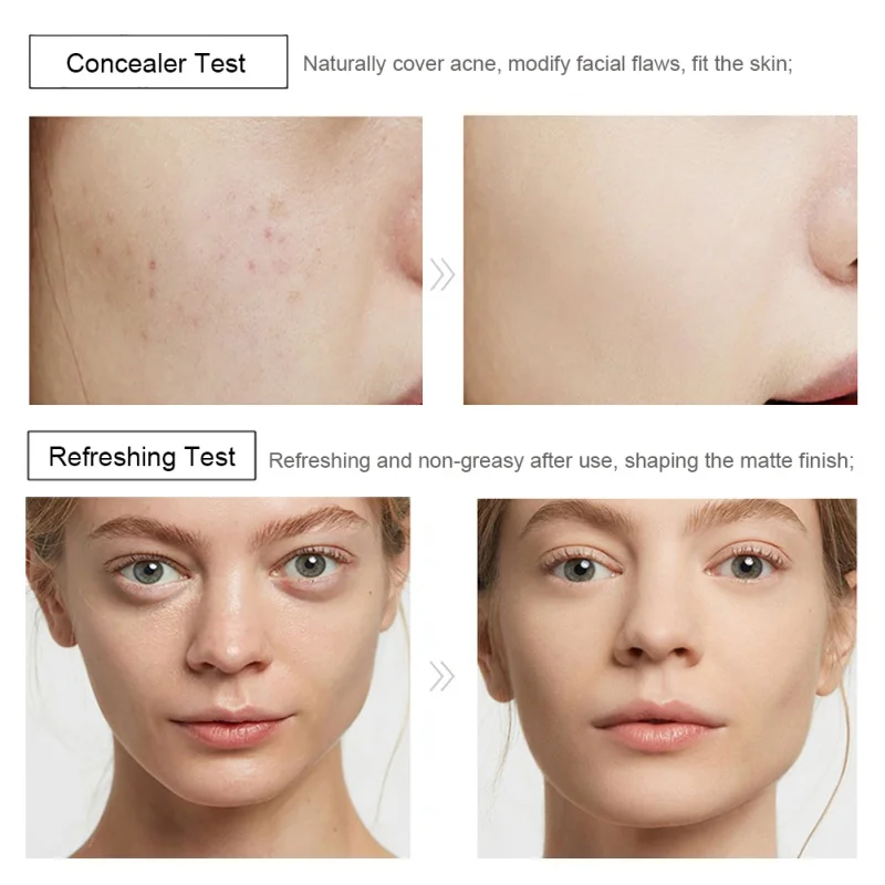 2019 мягкая полупрозрачная компактная прессованная пудра для лица контурная