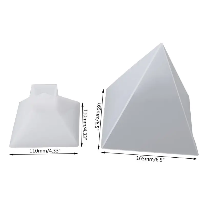 

Large Resin Molds Pyramid Molds, Resin Silicone Molds for DIY Orgonite Orgone Pyramid, Orgonite Jewelry, Great for Paperweight,