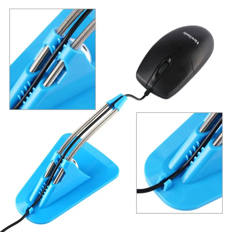 Mouse Cable Holder Bungee Cord Clip Wire Line Organizer Fixer | Компьютеры и офис