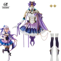 rolecos anime emilia cosplay re life in a different world from zero cosplay emiria costume sing song suit women top skirt