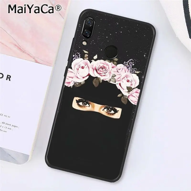 MaiYaCa в хиджабе лицо мусульманской девушки глаза чехол для телефона Xiaomi Redmi8 4X 6A 9 8A