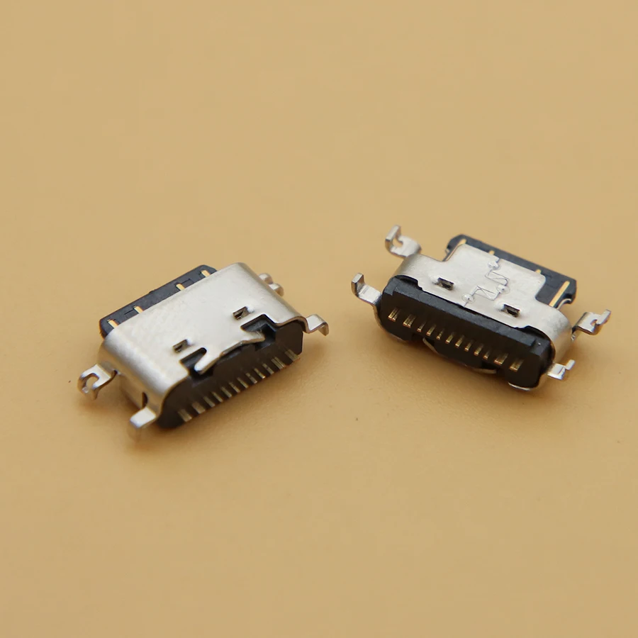 10pcs smt usb 3 1 type c 16pin 16 pin female connector for mobile phone charging port charging socket repair parts replacement free global shipping