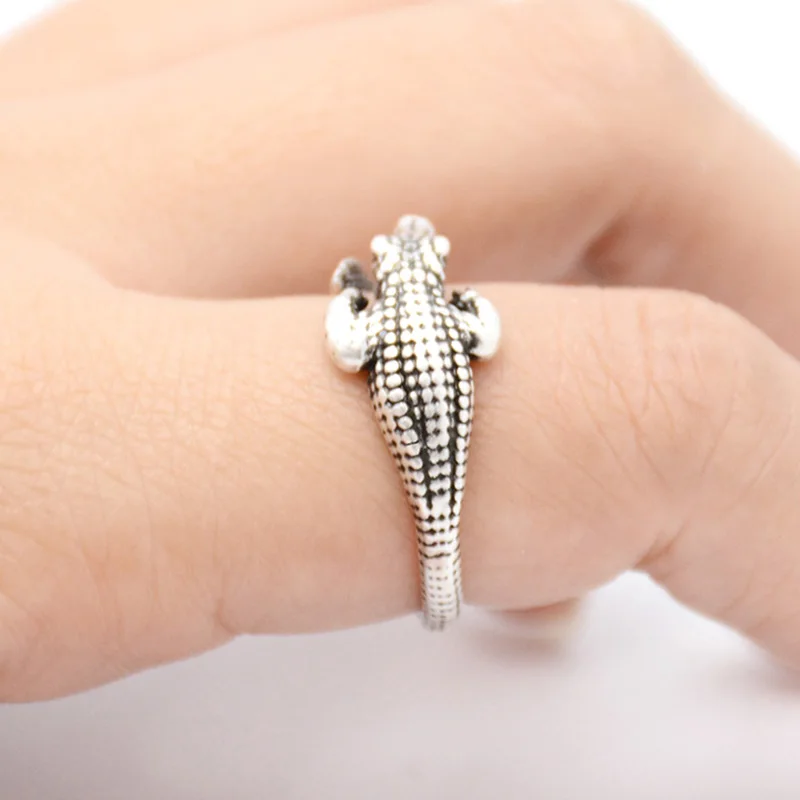 Винтажное кольцо в стиле панк С ИМИТАЦИЕЙ КРОКОДИЛА|ring for|lovers ringsrings for men |