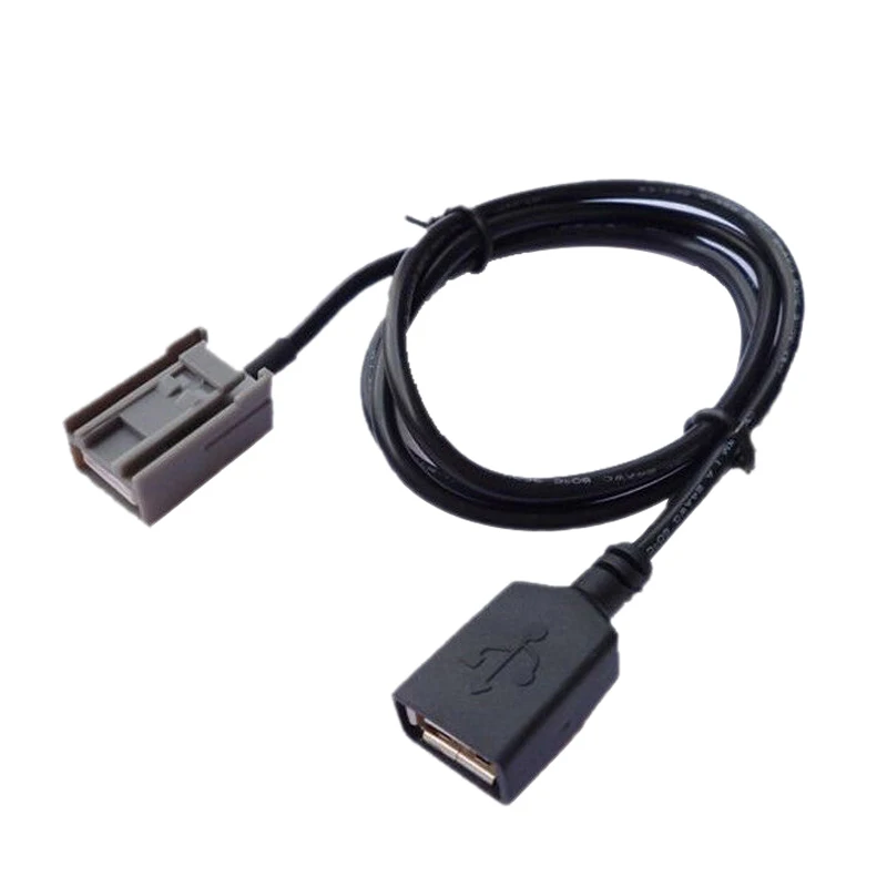 Автомобильный Aux USB Кабель адаптер женский порт Удлинительный провод для Honda Civic