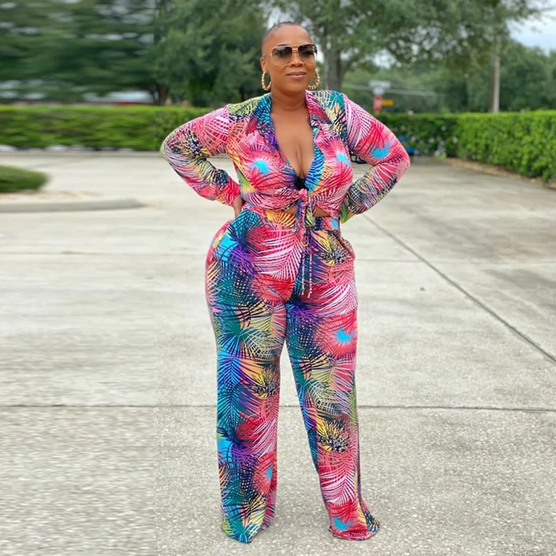 

Fall Clothes for Women V Neck Long Sleeve Crop Top and Pants Set Lounge Wear 2 Piece Sets Womens Outfits Wholesale Dropshipping