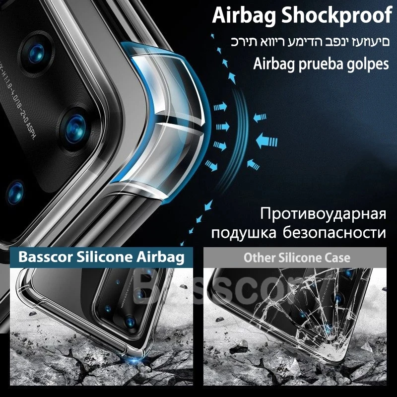 shockproof cover case for honor 10 lite 20 60 50 pro 10i huawei p30 lite p20 p40 p50 pro lite 8x 9x clear phone cases free global shipping