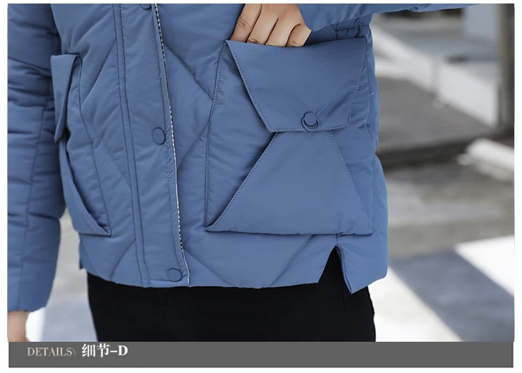 Tcyeek Winter Jacket Women Parkas Mujer Women's Down Cotton Jackets Feminine Hiver Warm Coat Fit Office Ladies Clothes 1986