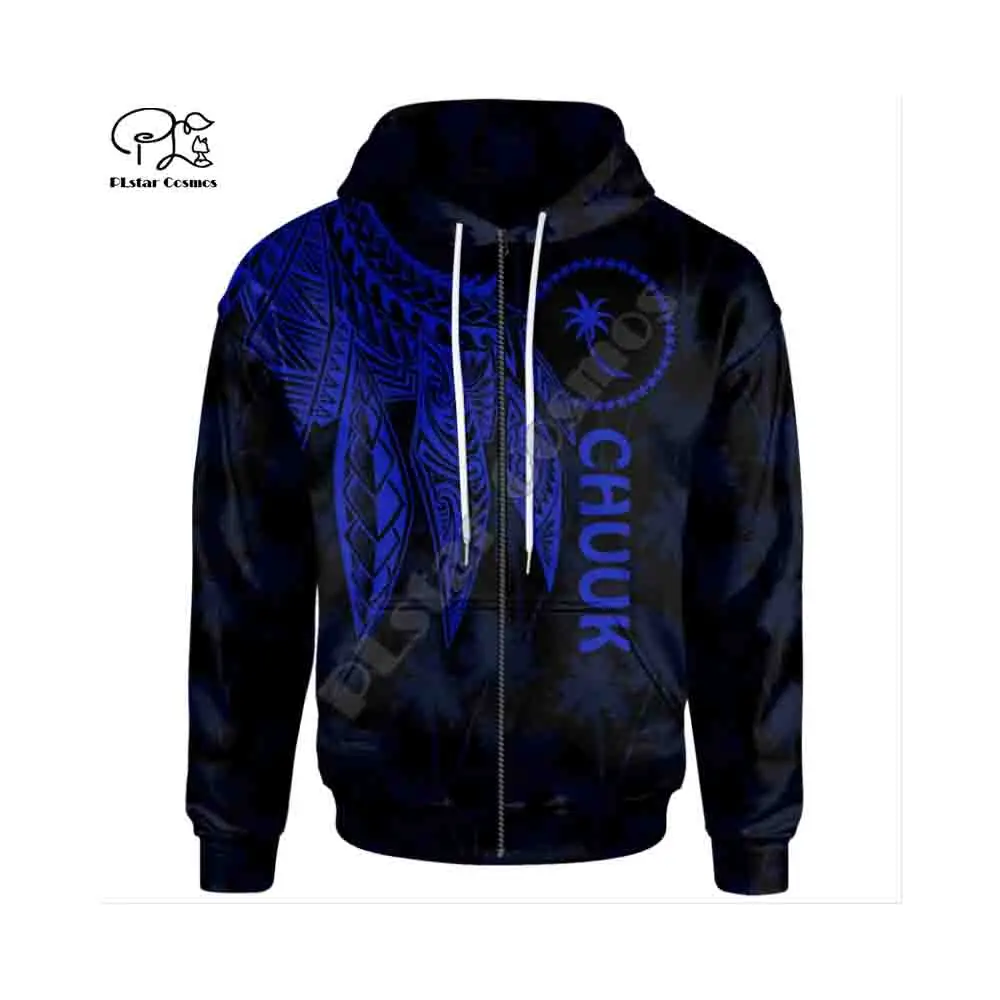 

PLstar Cosmos 3DPrint Tribal Chuuk Polynesian Tropical Flowers Hibiscus Tattoos Harajuku Streetwear Funny Unisex Zip Hoodies-a9