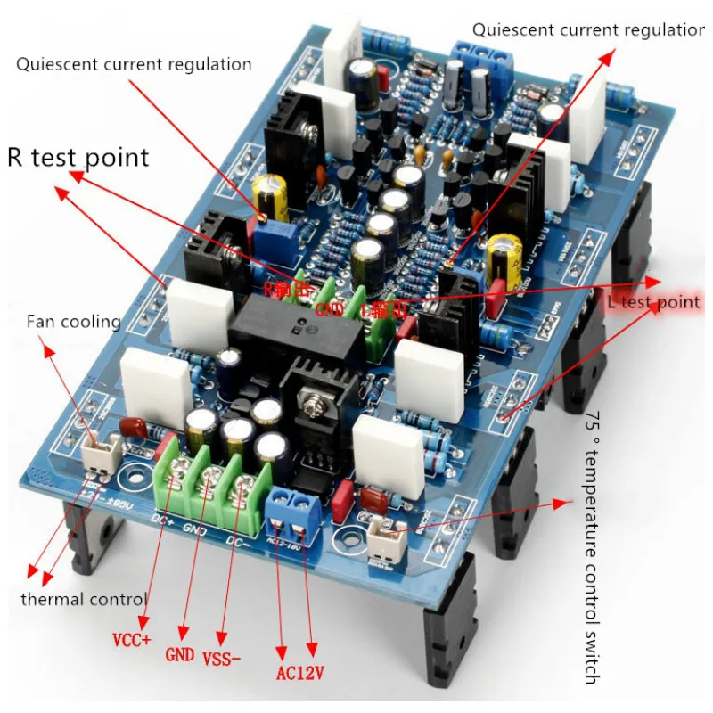SOTAMIA AB18 Power Amplifier Board 2SA1943 2SC5200 Audio Sound 300Wx2 Dual Channel Home Amp For Speaker DIY | Электроника