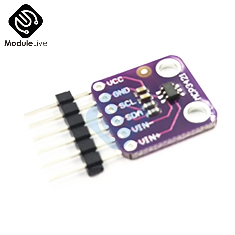 MCP3421 I2C IIC SOT23-6 delta-sigma ADC оценочная плата для модуля последовательного анализатора