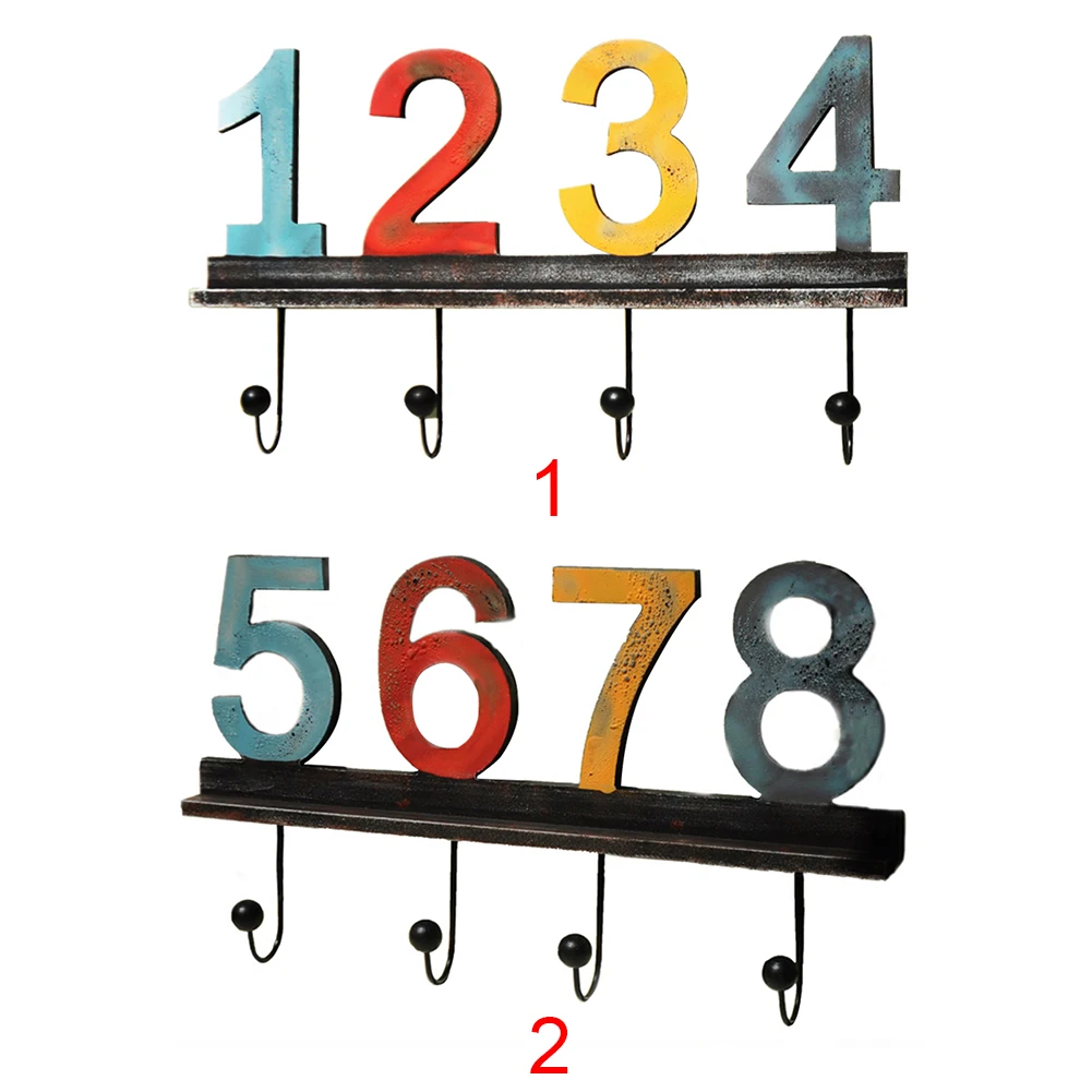 Для спальни настенный компактный для шапок ключей гостиной Красочный Держатель