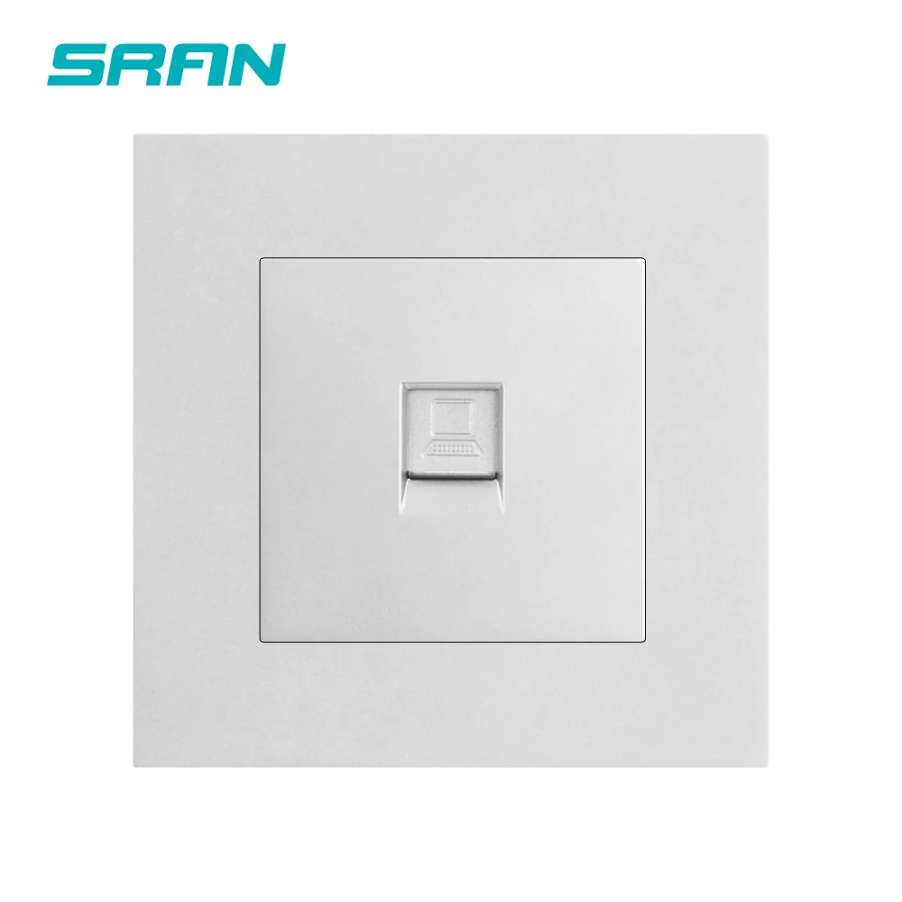 Розетка стеновая SRAN rj45 5 категорий компьютерный сетевой интерфейс новая