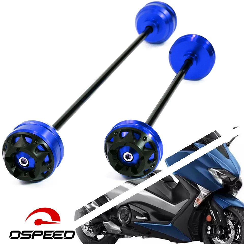 

For Yamaha T-MAX TAMX 530 Tmax 2012-2015 Motorcycle accessories Front and Rear Wheel Fork Axle Sliders Cap Crash Protector