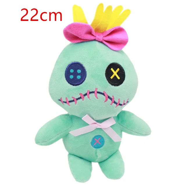 Kawaii 25 Стич плюшевая кукла Игрушка Аниме Лило и Стич Мягкая кукла милый Стич скрумп плюшевая игрушка для детей Рождественский подарок - Цвет: W