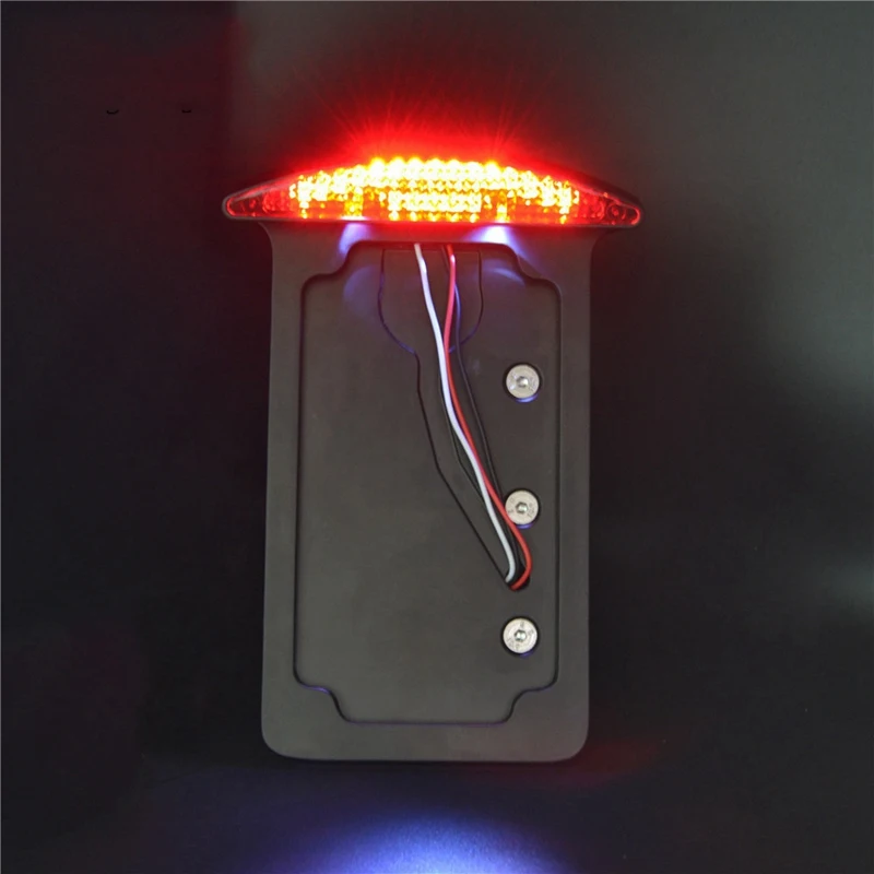 12V мотоцикл вертикальные боковые номерной знак держатель кронштейн хвост