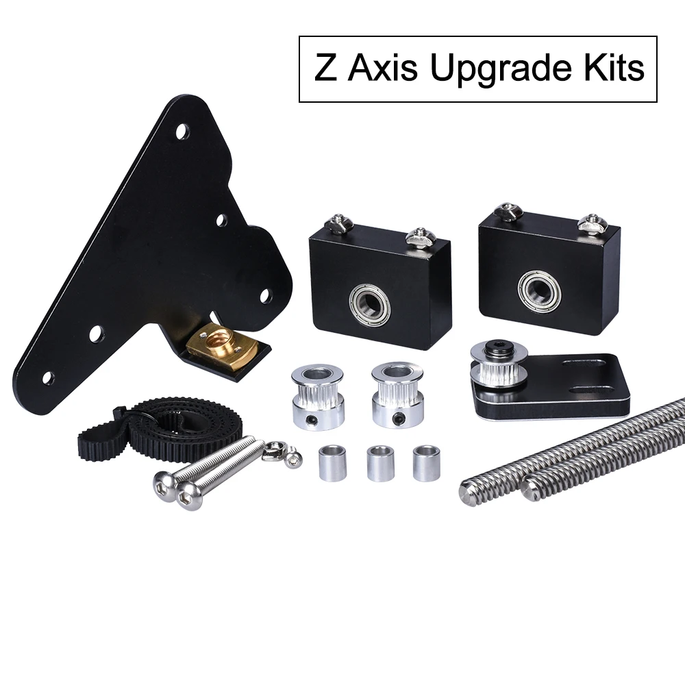 

3D Printer Parts Upgrade Kit Creality Ender 3/CR-10 Dual Z axis use with single stepper motor Dual Z Tension Pulley set